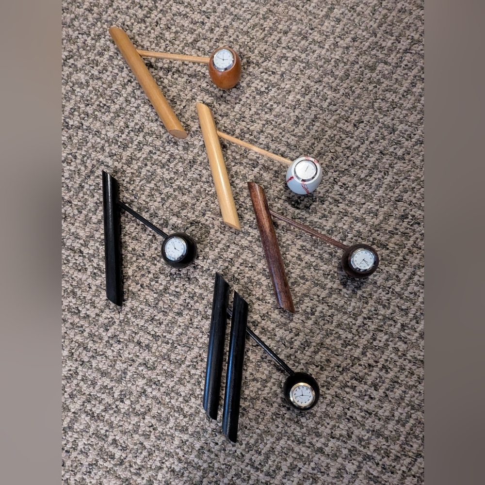 Homemade desk clock super unique